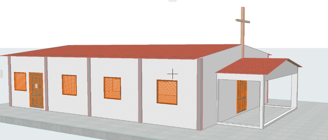 Church 3D Architectural Render